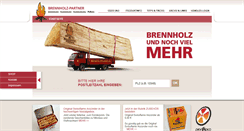 Desktop Screenshot of brennholz-partner.de